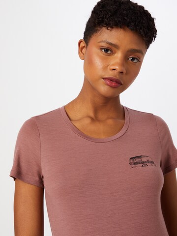 ICEBREAKER Funkcionalna majica 'Tech Lite' | roza barva