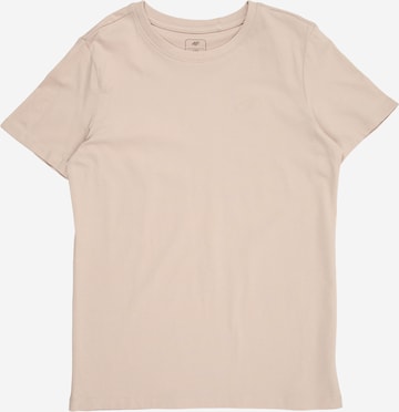 Tricou funcțional de la 4F Junior pe bej: față