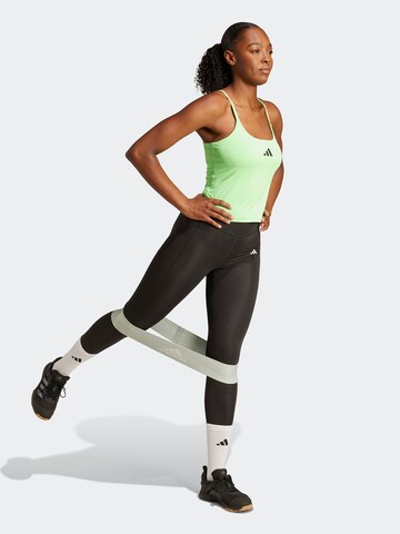 ADIDAS PERFORMANCE Sporttop 'OPTIME' in Groen: voorkant