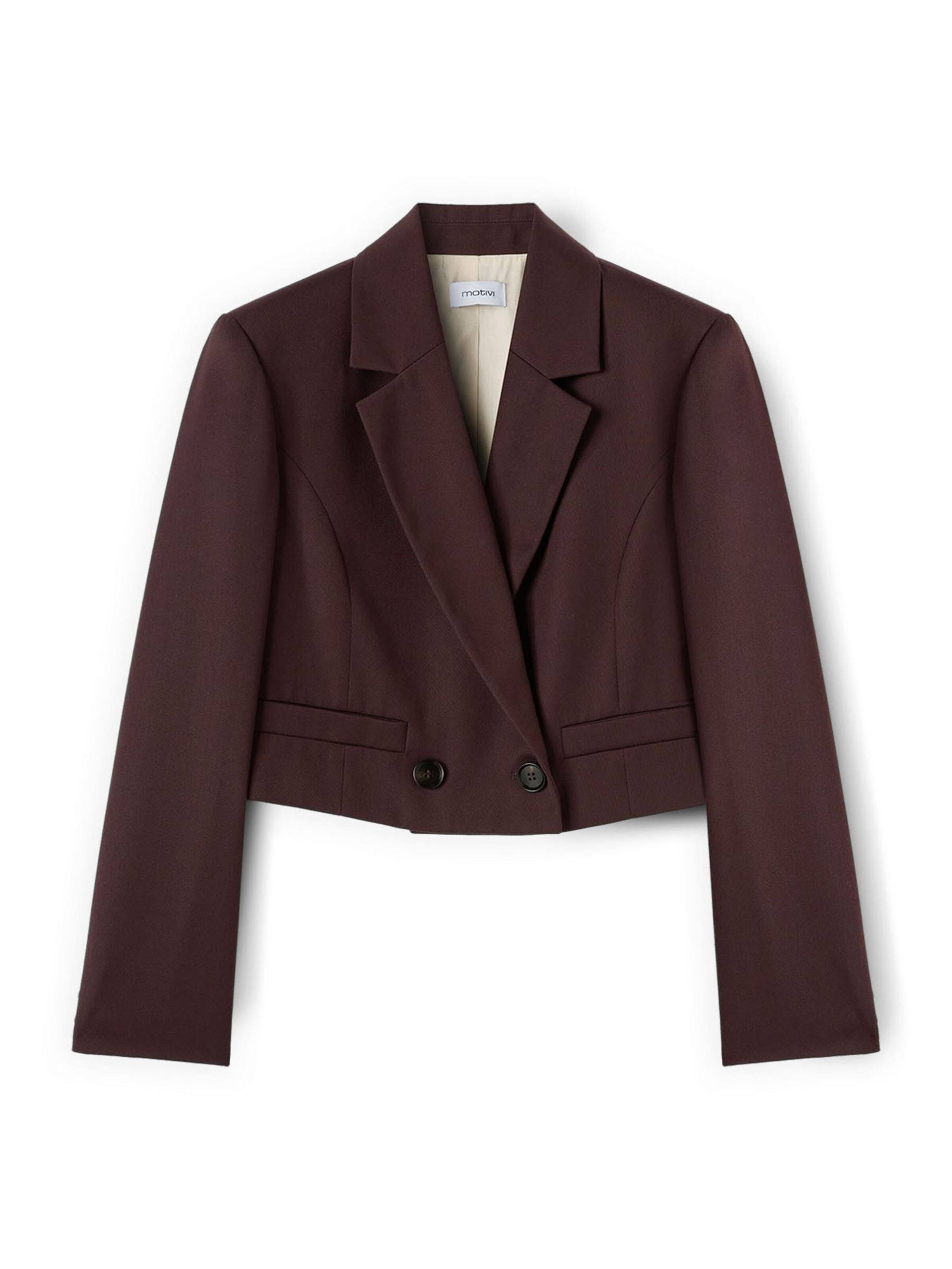 MOTIVI Blazers in Bruin: voorkant