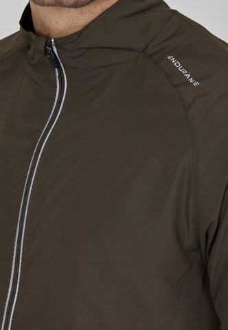 ENDURANCE Regular fit Sports jacket 'Lessend' in Brown
