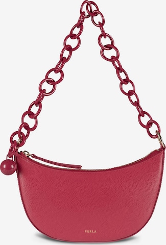 Sac bandoulière FURLA en rouge : devant