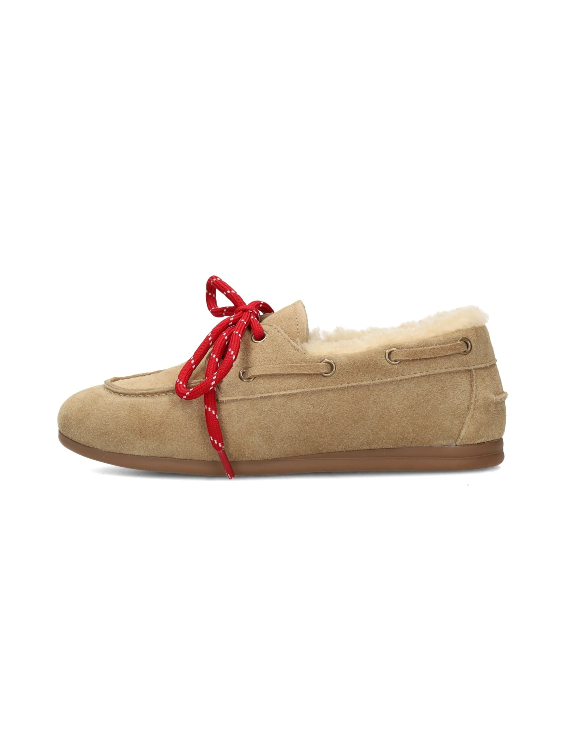 Chaussure basse 'Poelman RAE Mädchen Loafer' Poelman en beige : devant