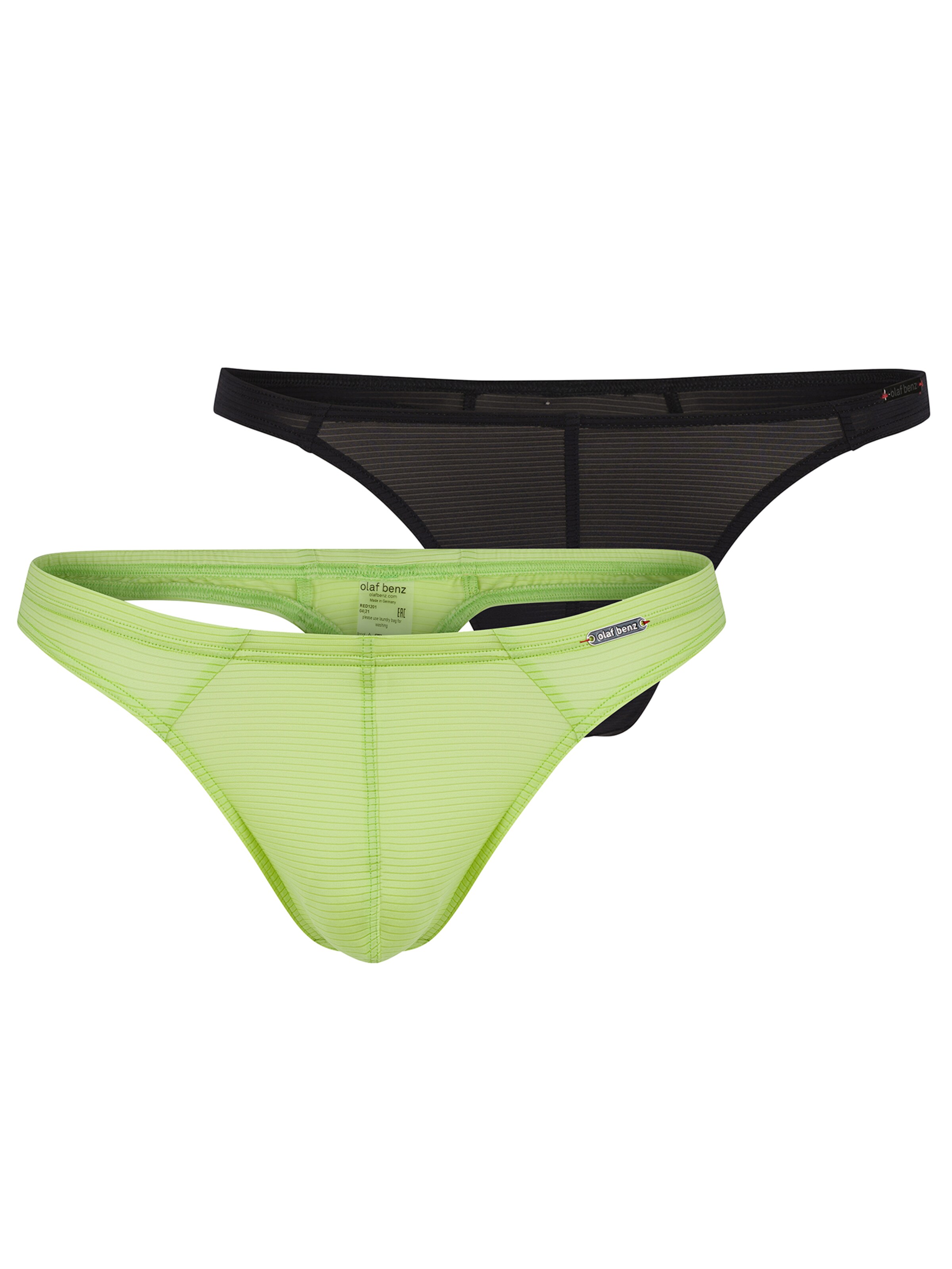 Olaf Benz String ' RED1201 Ministring ' in Grün: Vorderseite