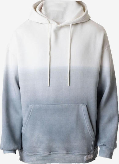 Megztinis be užsegimo iš Dandalo, spalva – bazalto pilka / balta, Prekių apžvalga