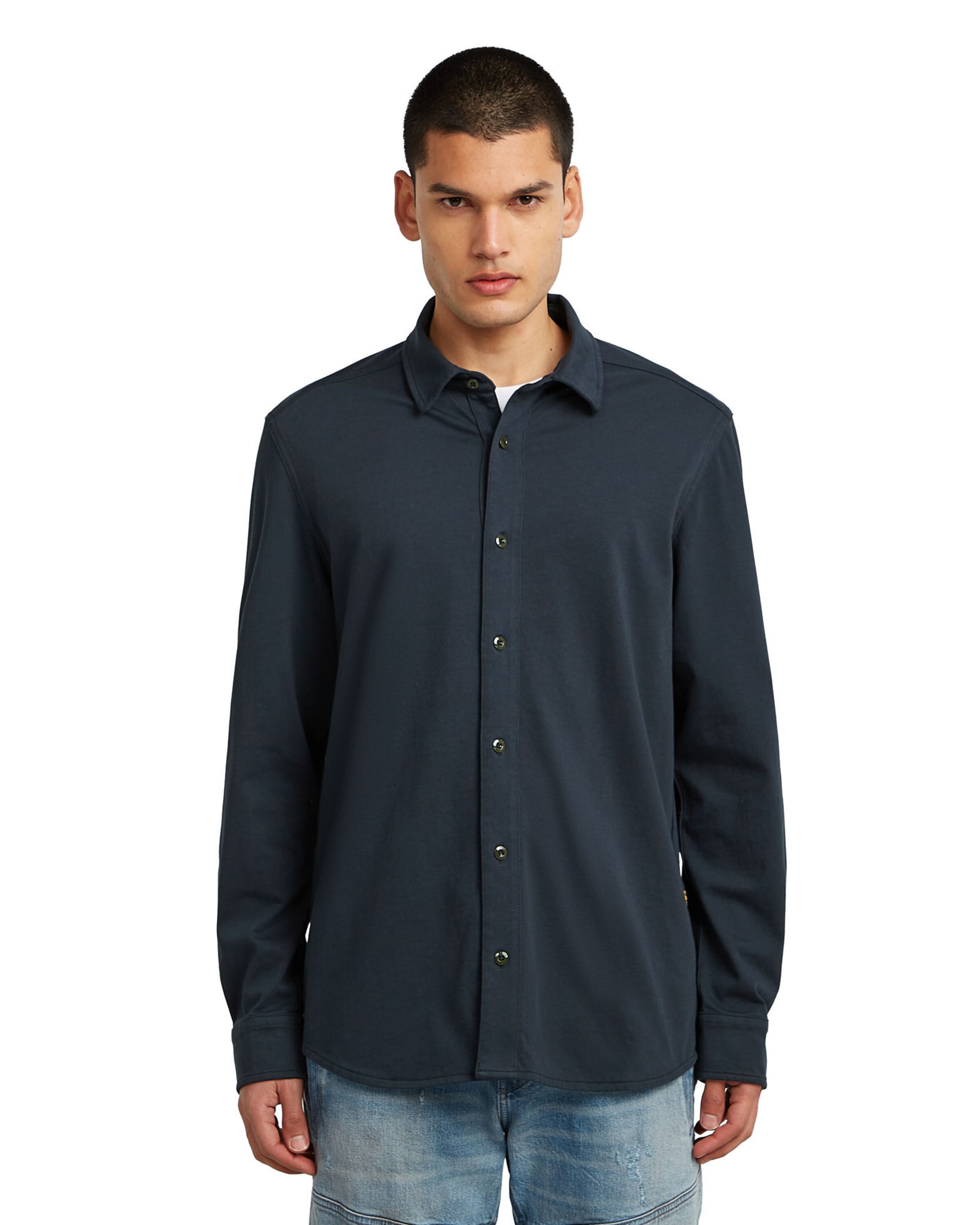 G-STAR Regular Fit Hemd in Blau: Vorderseite