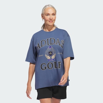 T-shirt fonctionnel 'Go-To Crest' ADIDAS PERFORMANCE en bleu : devant