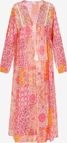 IZIA Kimono 'Boho' värissä oranssi: etupuoli