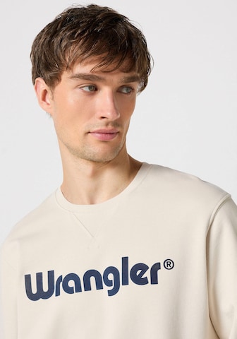 Felpa di WRANGLER in bianco