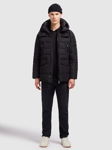 khujo Winter Jacket 'Zayn' in Black