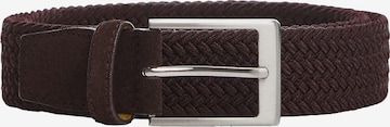 Ceinture MANGO MAN en marron : devant