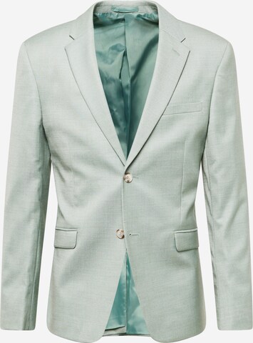 Coupe regular Veste de costume TOPMAN en vert : devant