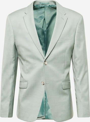 TOPMAN - Ajuste regular Chaqueta saco en verde: frente