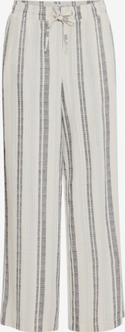 Wide Leg Pantalon 'IHLINO' ICHI en blanc : devant