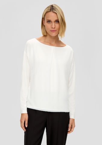 s.Oliver BLACK LABEL Blouse in White: front