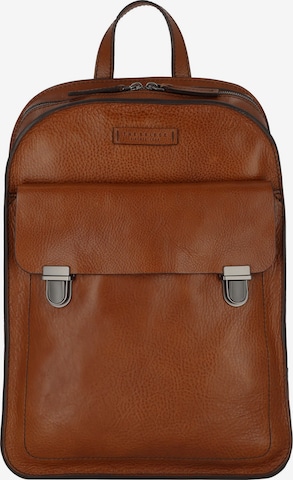 The Bridge Backpack 'Ettore' in Brown: front