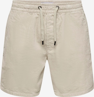 Only & Sons Regular Shorts in Grau: Vorderseite
