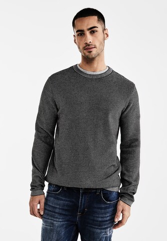 Street One MEN Sweater in Grey: front