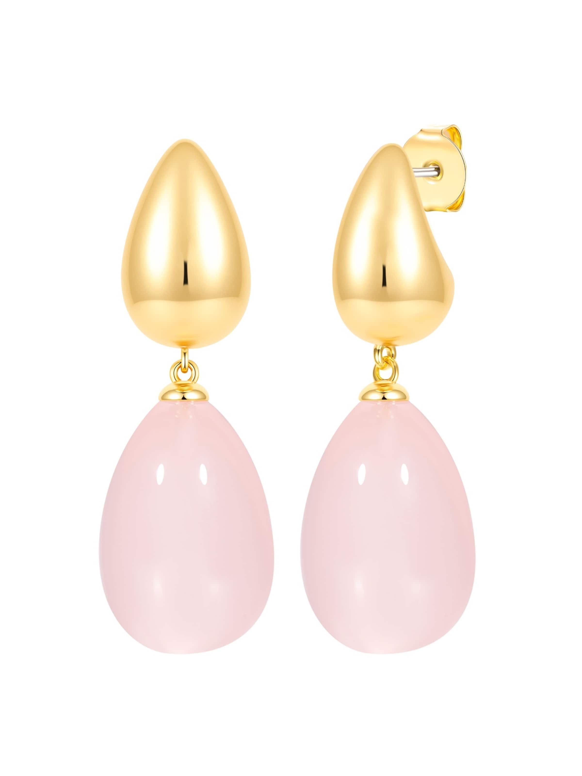 Yokoamii Ohrringe in Gold: Vorderseite