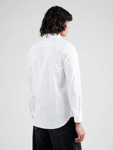 TOMMY HILFIGER - Ajuste estrecho Camisa 'FLEX' en blanco