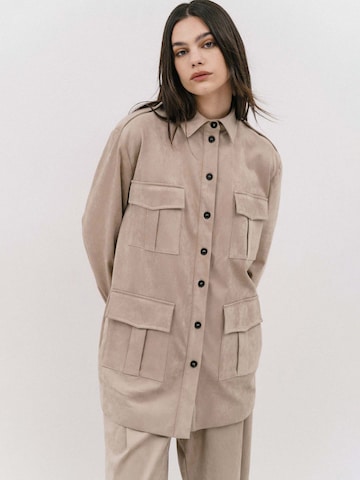 T-shirt 'Chili' 4TAILORS en beige : devant