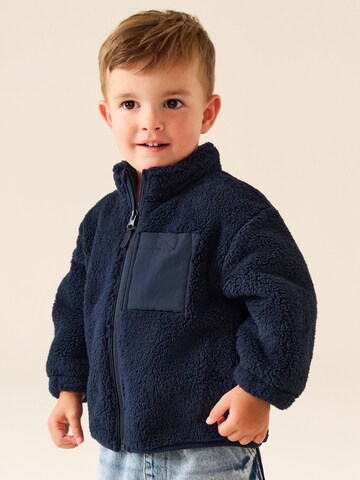 Next Fleece jas in Blauw: voorkant