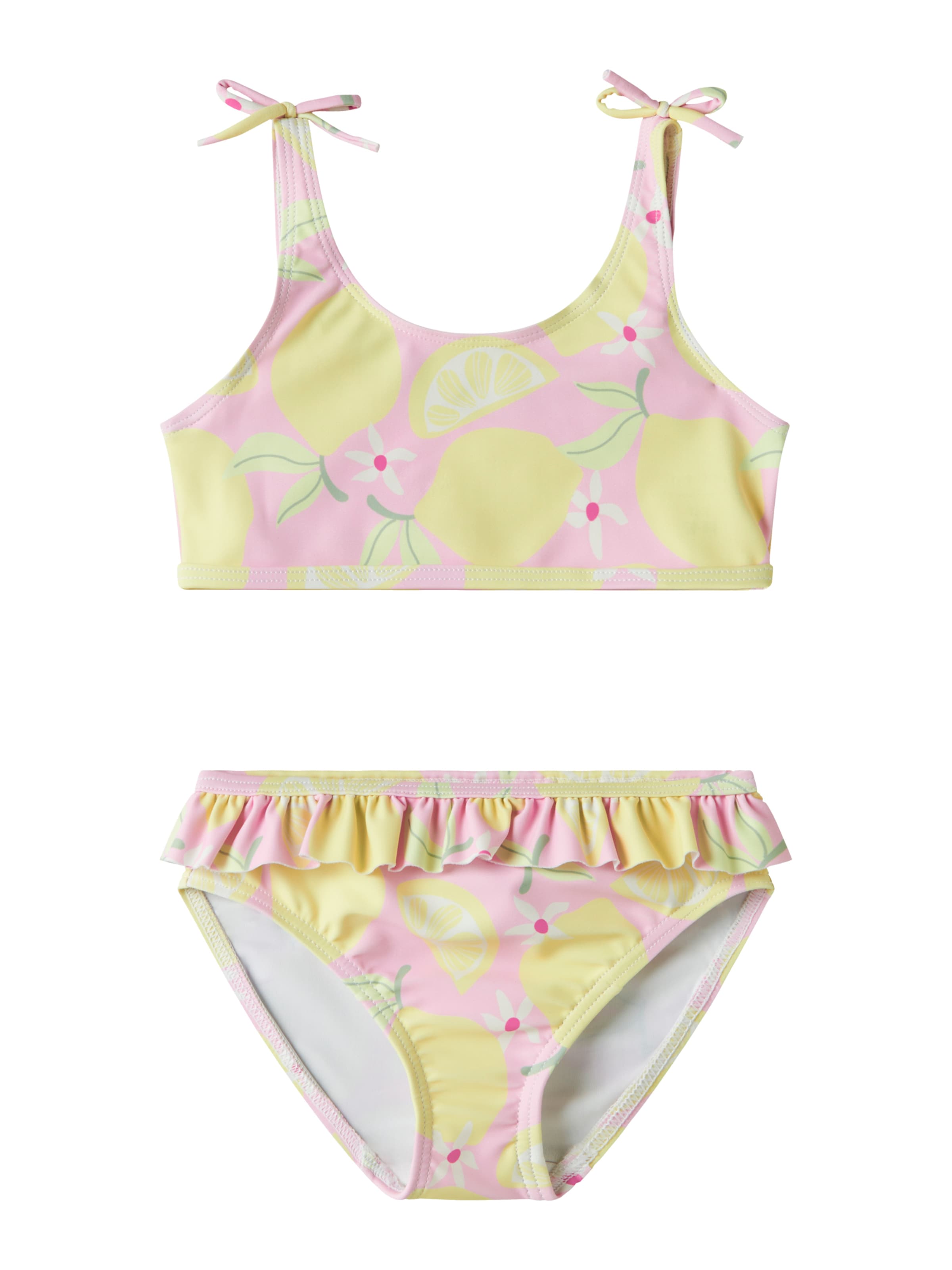 NAME IT - Bustier Bikini 'NMFZILUA' en rosa: frente