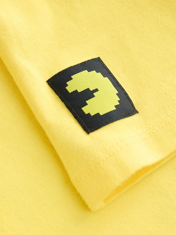 Tricou 'Pac Man' de la Next pe galben