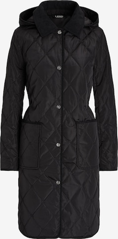 Lauren Ralph Lauren Přechodný kabát – černá: přední strana