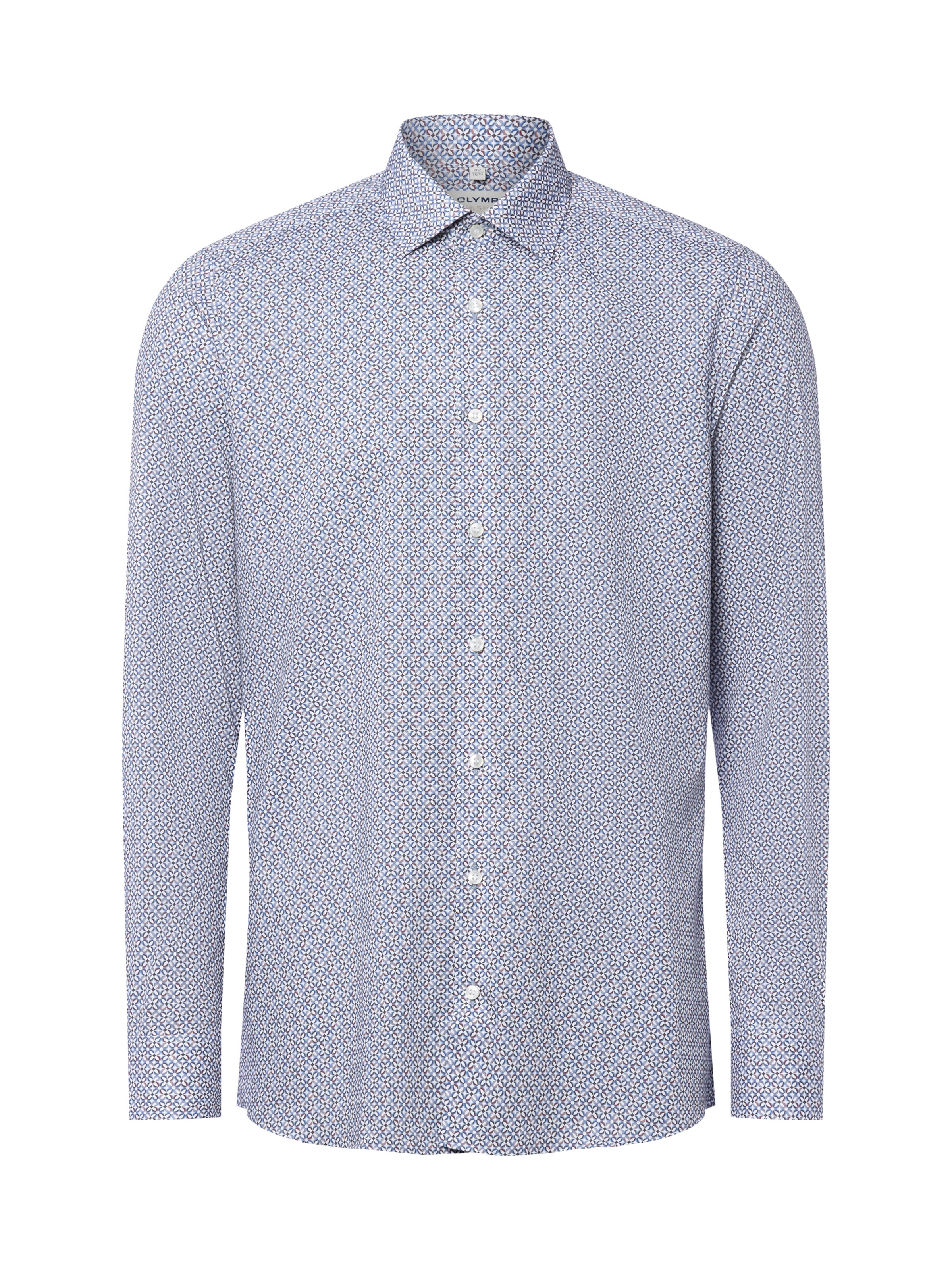 OLYMP Business Shirt in Blue: front