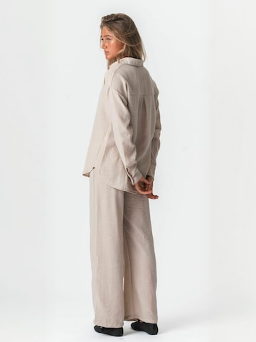 TEESHOPPEN Shirt ' Lilly ' in Beige