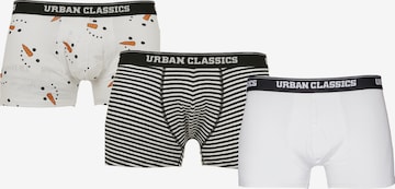 Urban Classics Boxershorts in Wit: voorkant