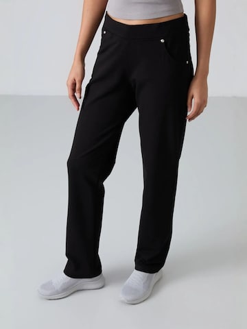 Tommy Life - Regular Calças em preto