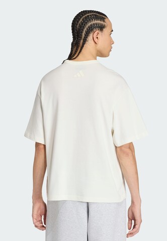 T-Shirt fonctionnel 'Soft Lux' ADIDAS SPORTSWEAR en blanc