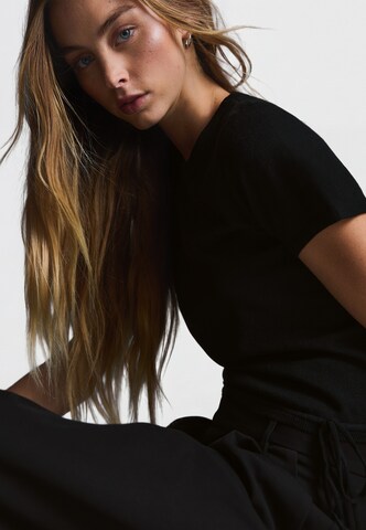 Bershka Pulover | črna barva