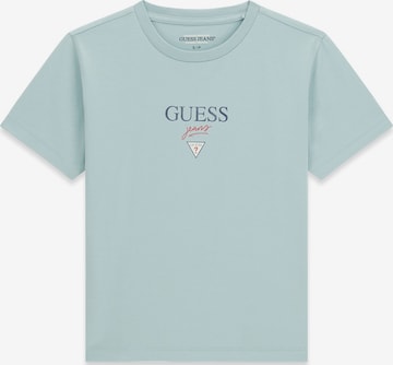 GUESS JEANS Футболка 'BABY BAKER' в Зеленый: спереди
