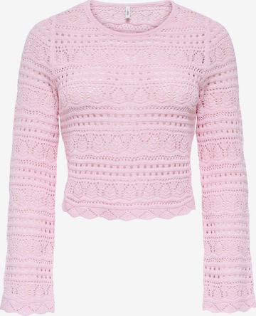 ONLY Tröja 'ONLELKE' i rosa: framsida