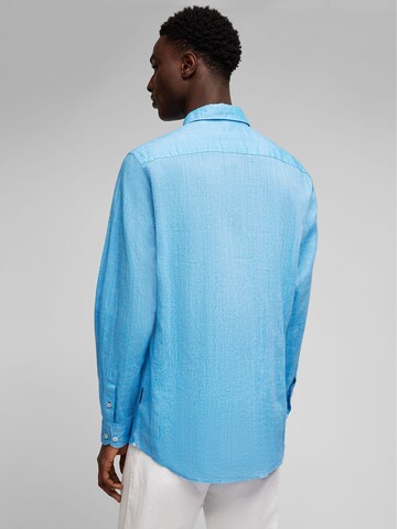 HECHTER PARIS Regular Fit Hemd in Blau
