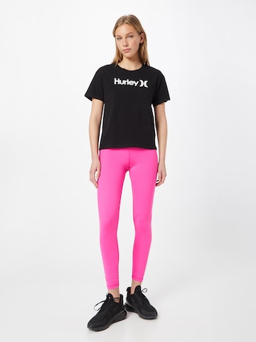 Hurley Funktionsshirt in Schwarz