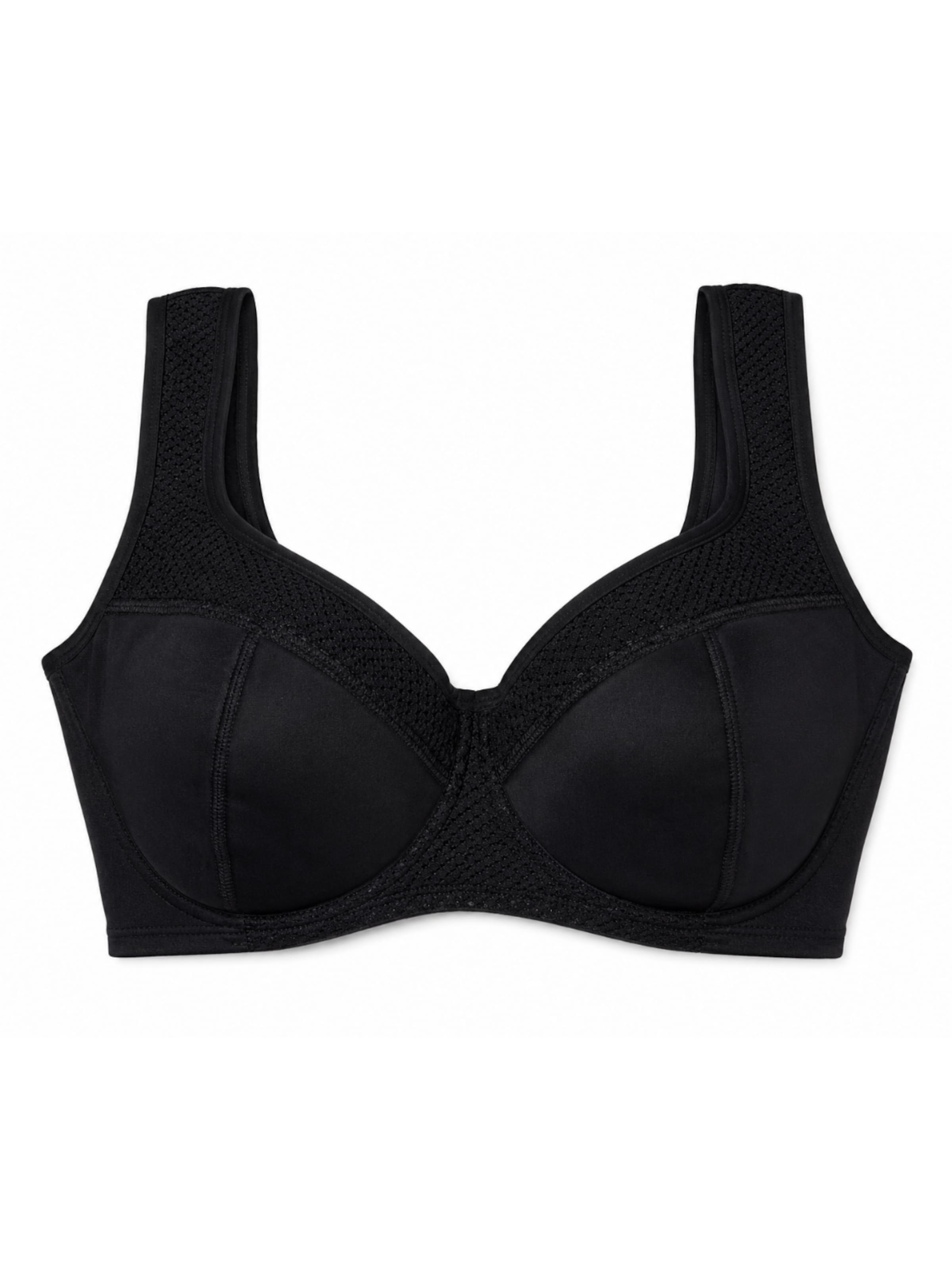 MILENKA Classic Bra in Black: front