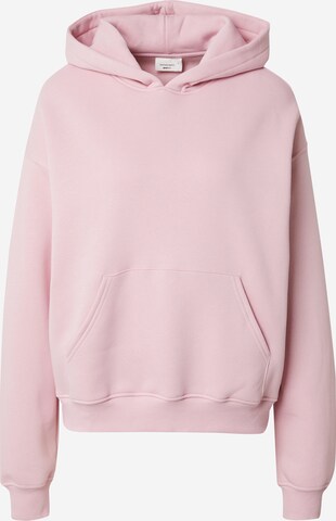 Gina Tricot Sweatshirt in Roze: voorkant