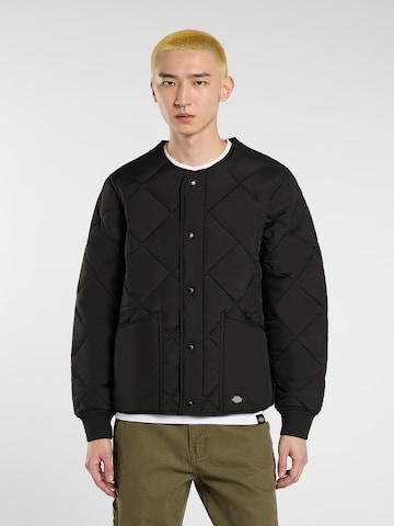 DICKIES Prehodna jakna 'SAMBURG' | črna barva: sprednja stran