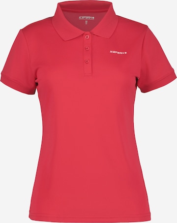 ICEPEAK Performance Shirt 'Bayard' in Red: front