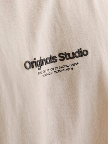 JACK & JONES T-shirt 'JORVesterbro' i beige