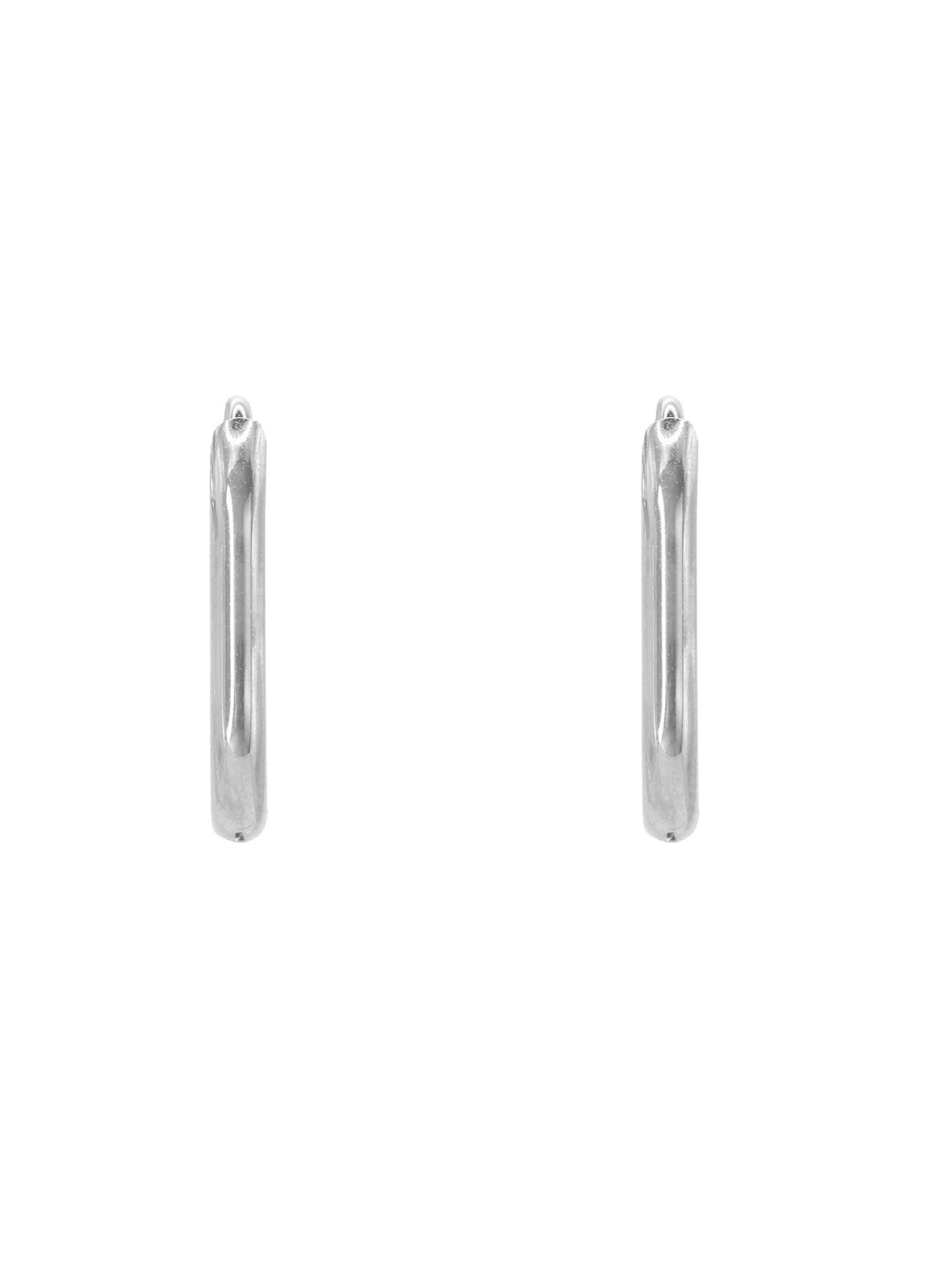 Boucles d'oreilles 'Fenja' Heideman en argent : devant