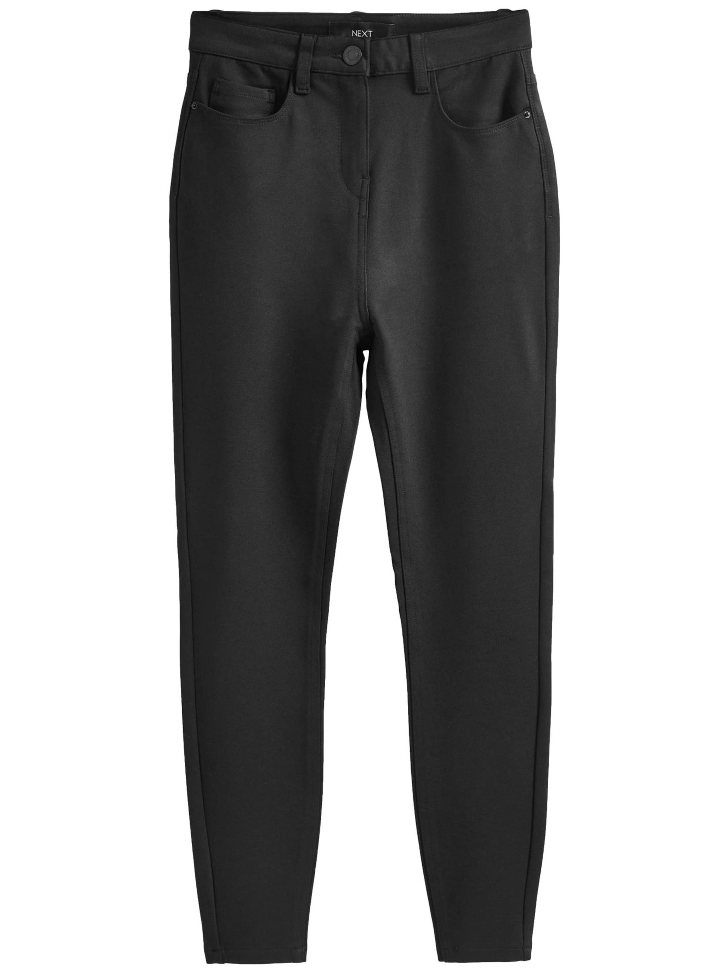 Next Kitsas Püksid, värv must: eest vaates