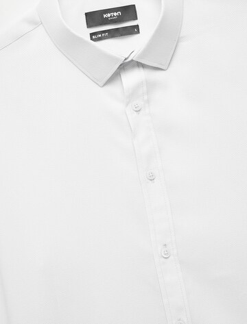 Koton Slim fit Button Up Shirt in White