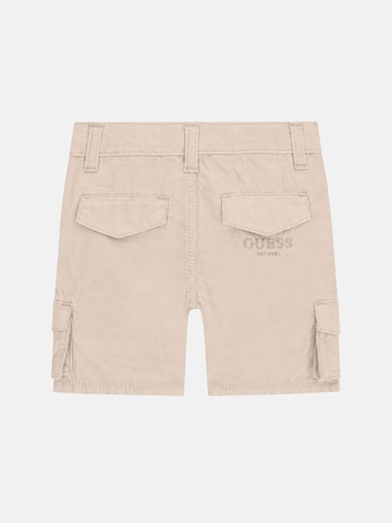 GUESS KIDS - regular Pantalón 'Rigid' en beige