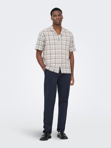 Regular Pantalon 'ONSWeft' Only & Sons en bleu
