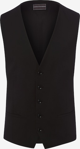 Gilet de costume Finshley & Harding en noir : devant